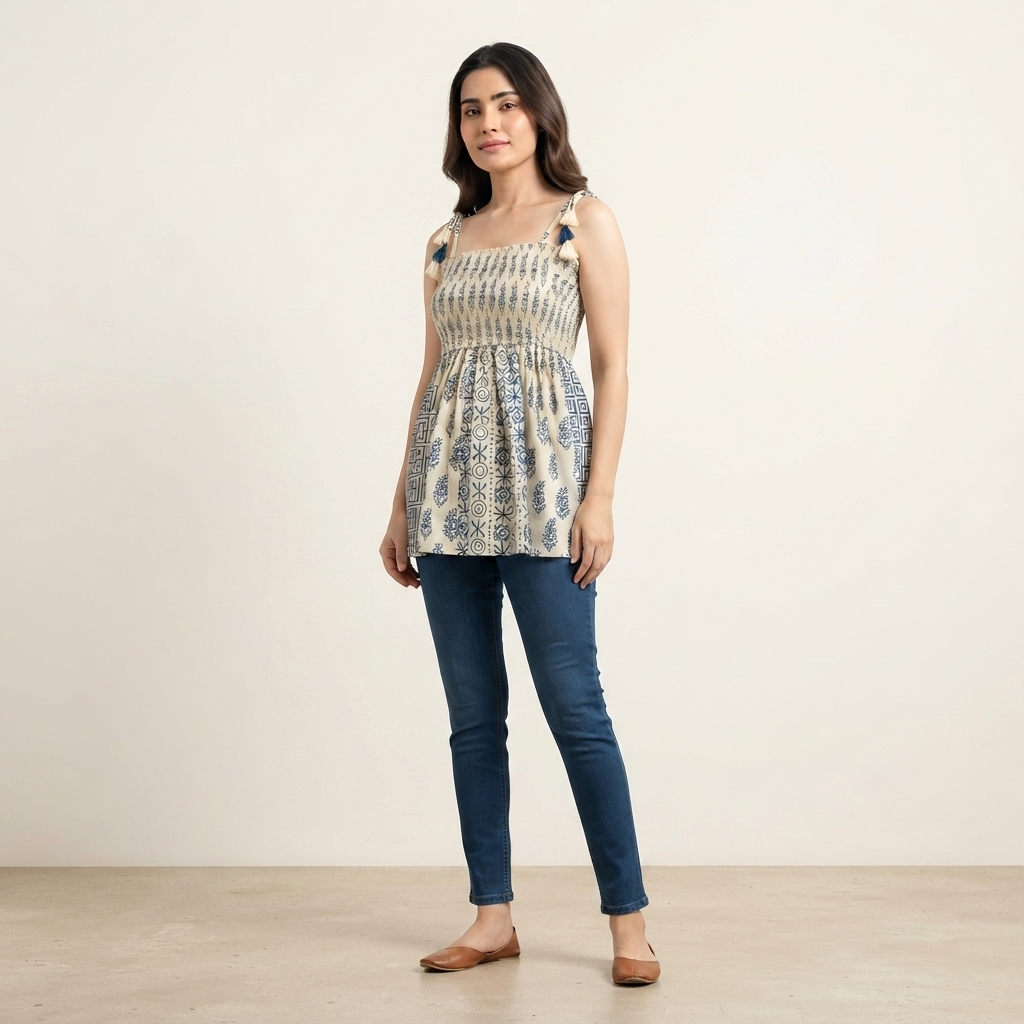 Spaghetti Short Kurta thumbnail 4