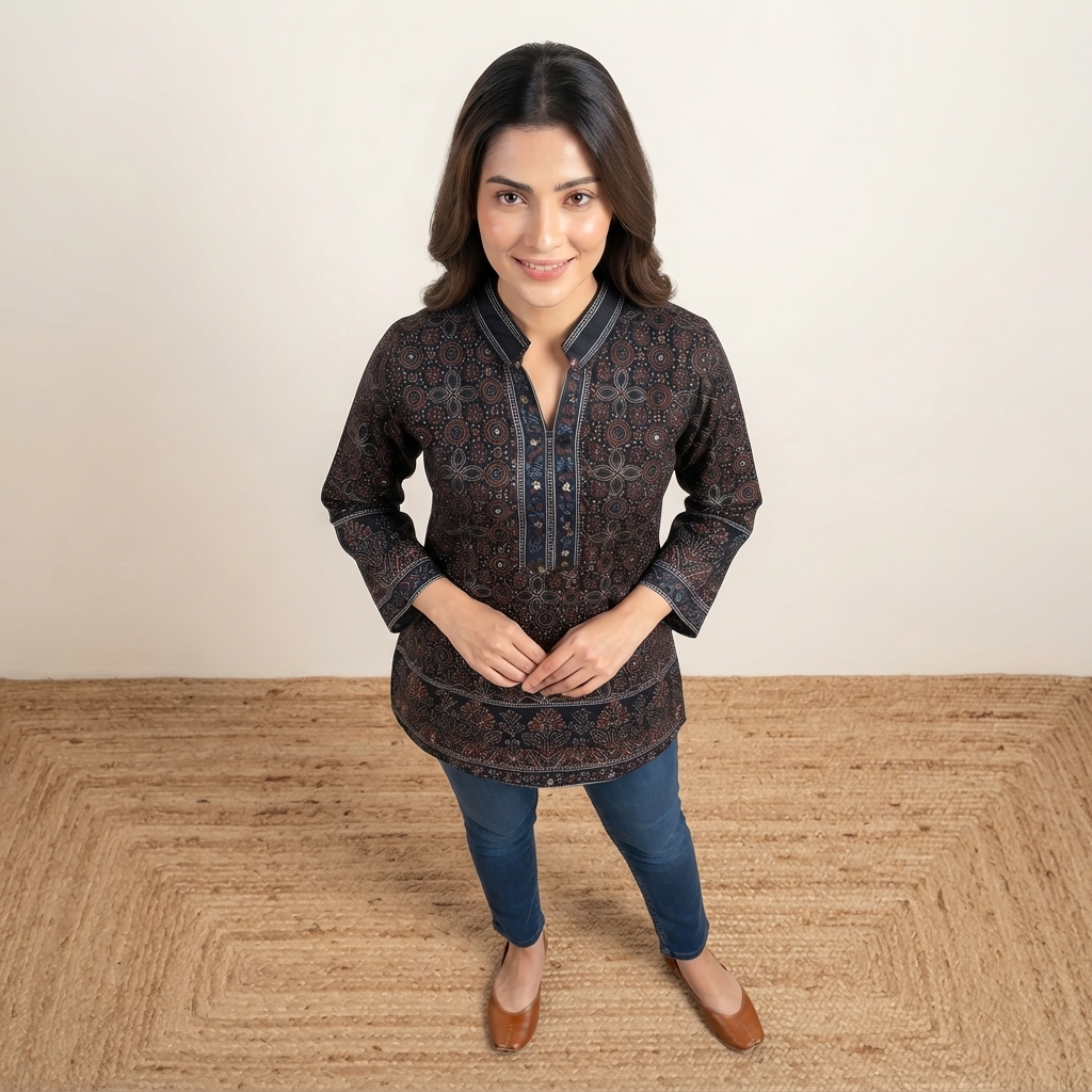 Printed Short Kurta alternate view
