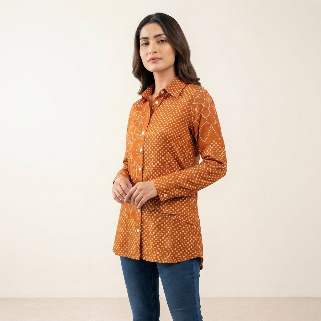 Bandhani Shirt thumbnail 4