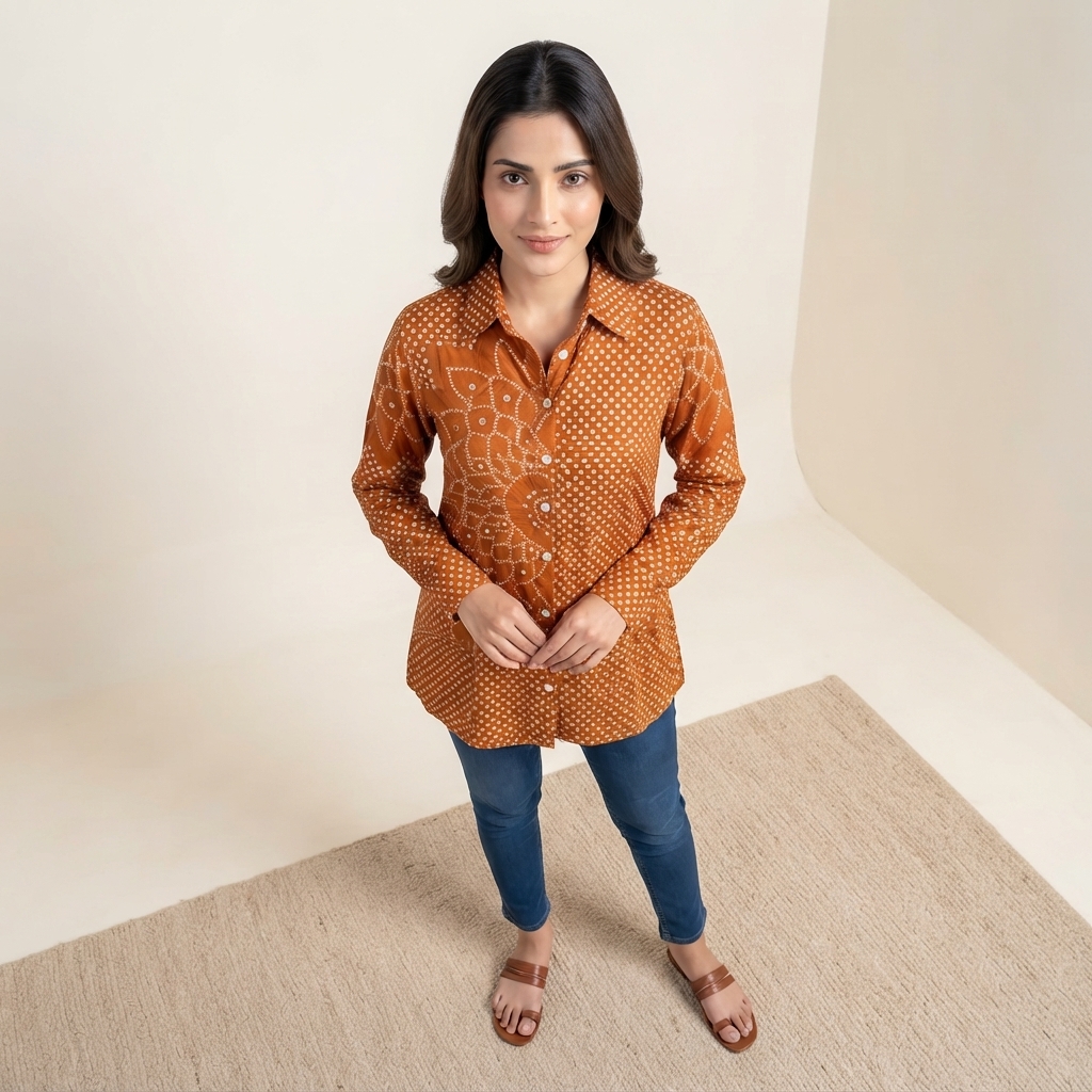 Bandhani Shirt alternate view