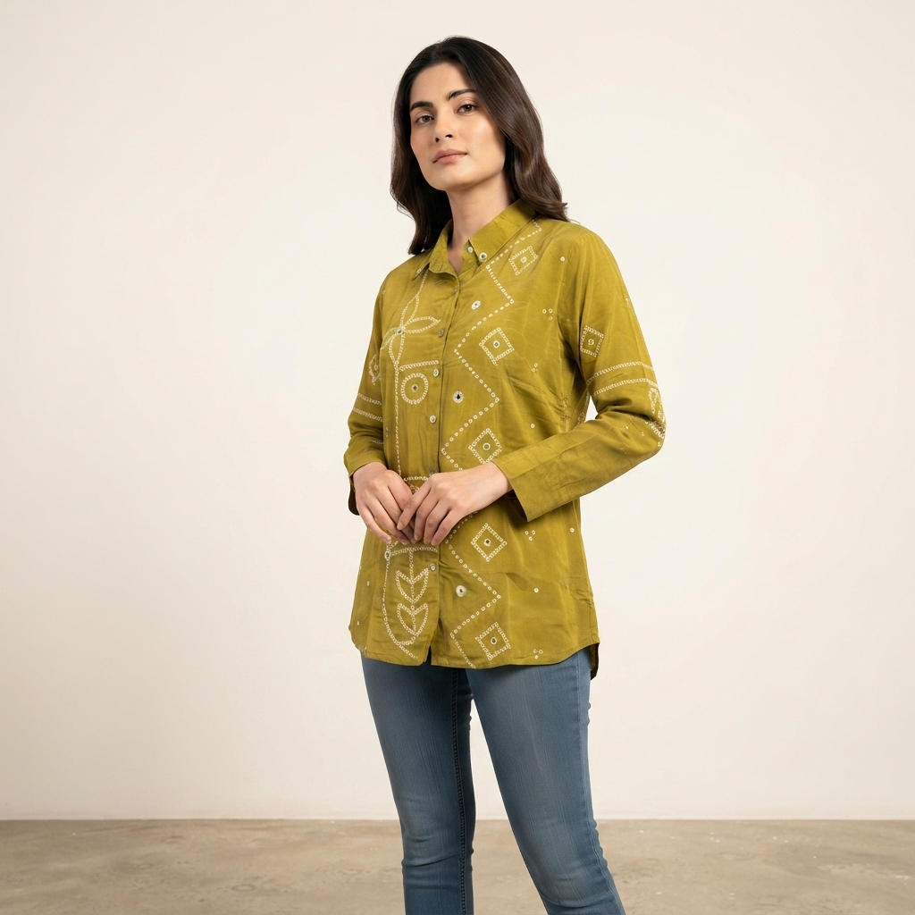 Bandhani Shirt thumbnail 4