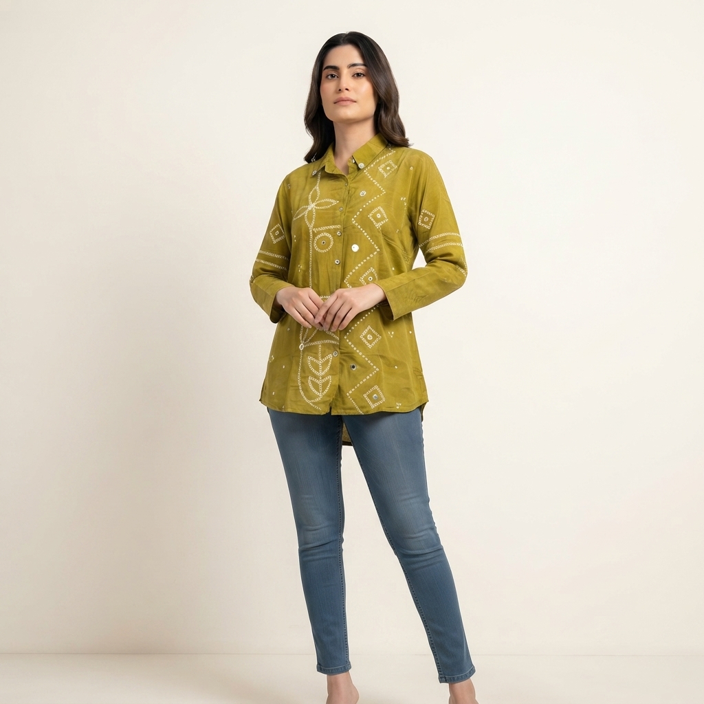 Bandhani Shirt thumbnail 3