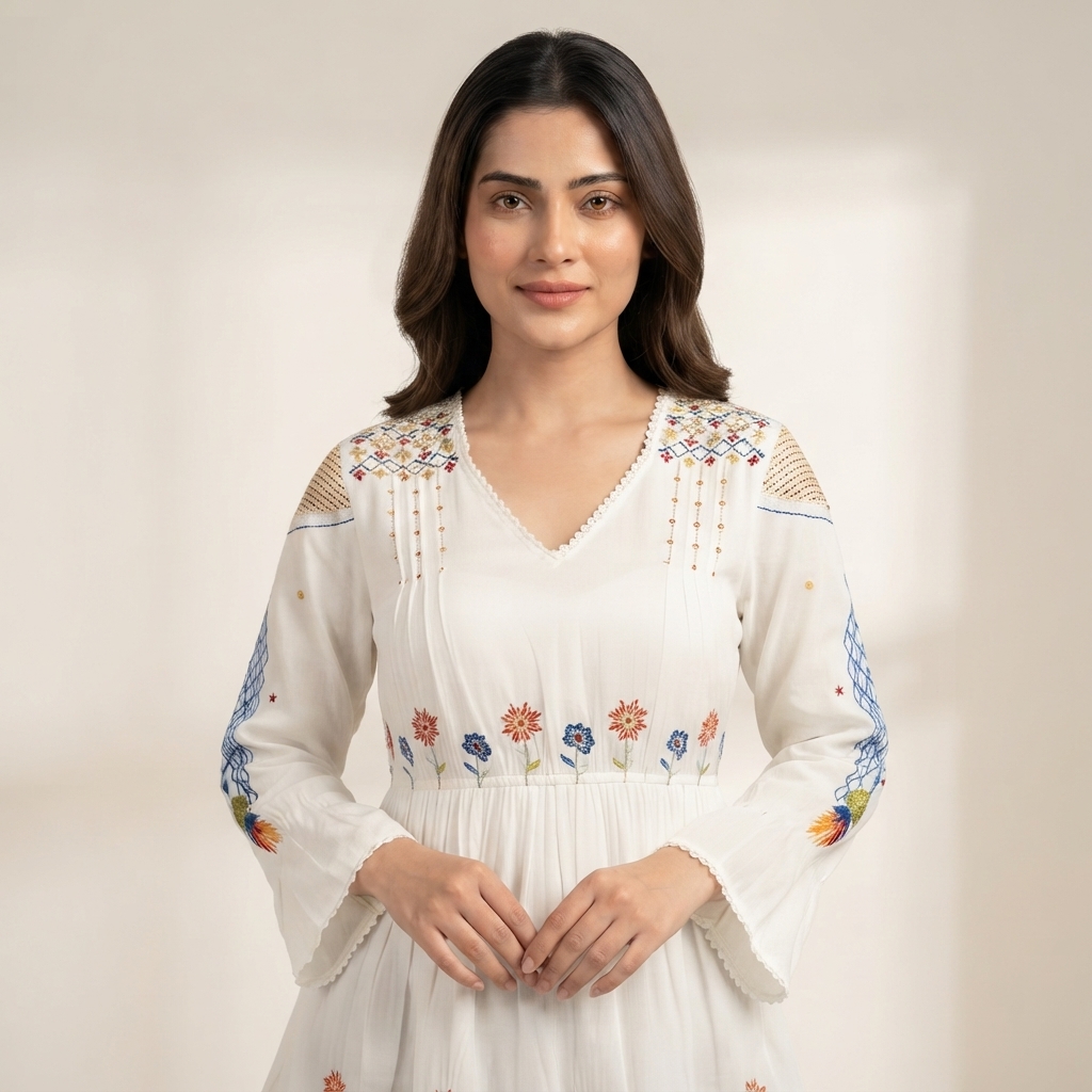Embroidered Top