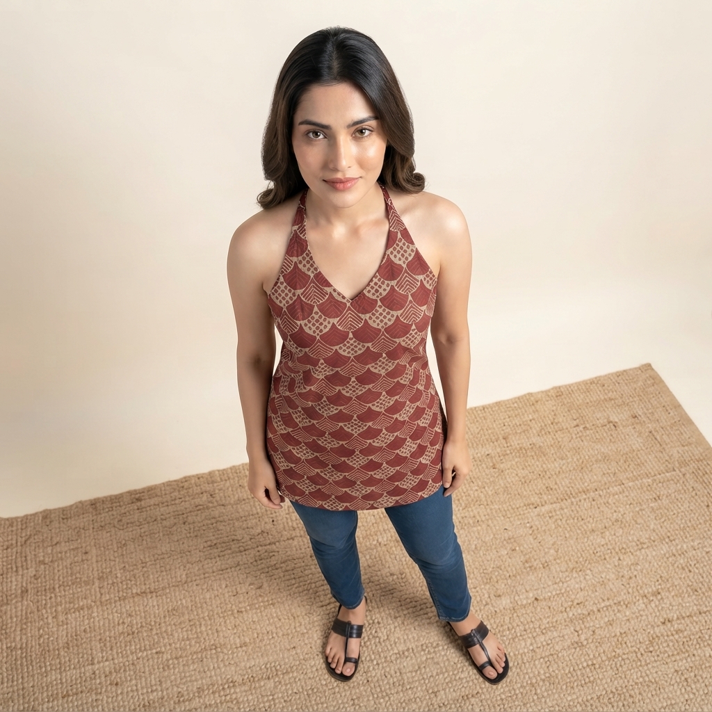Halter Neck Kurta thumbnail 2