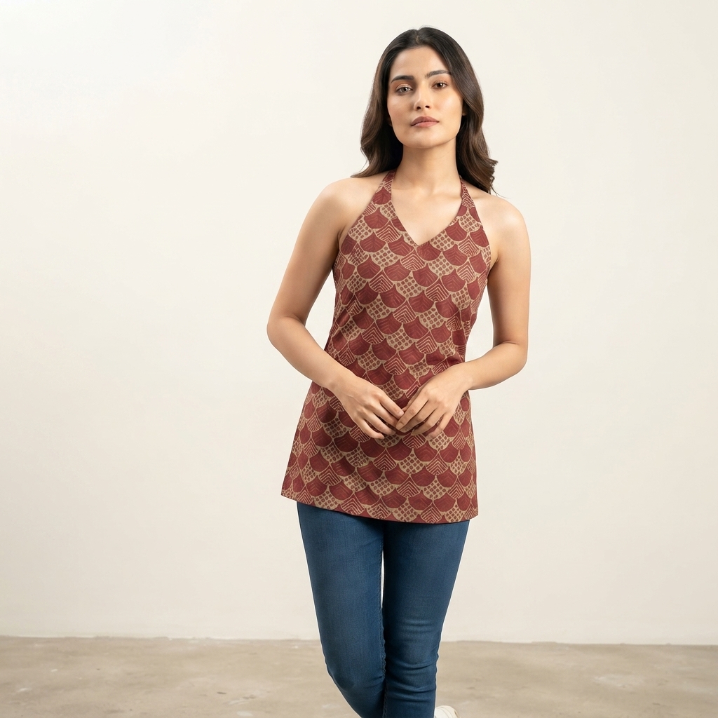 Halter Neck Kurta thumbnail 3