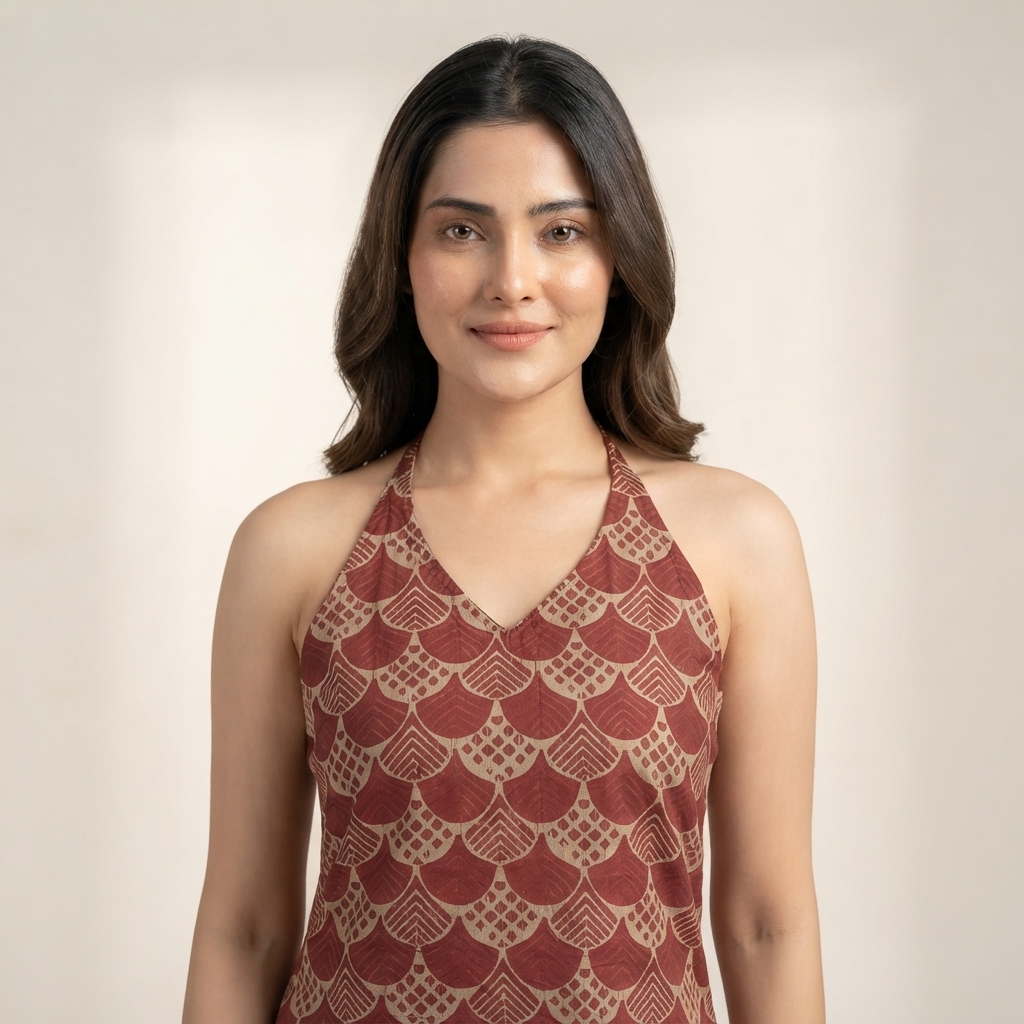 Halter Neck Kurta