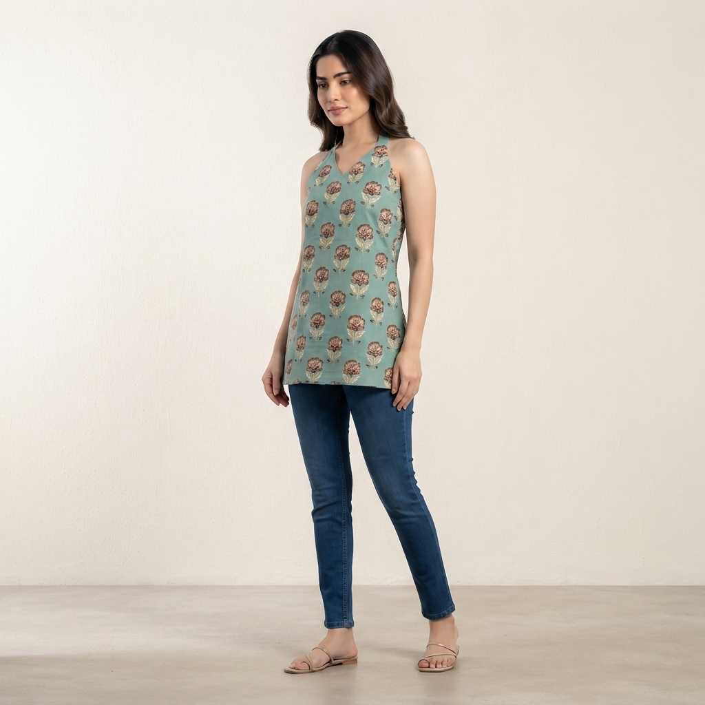 Halter Neck Kurta thumbnail 4