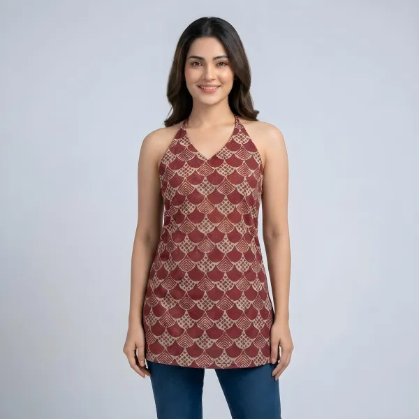 Halter Neck Kurta