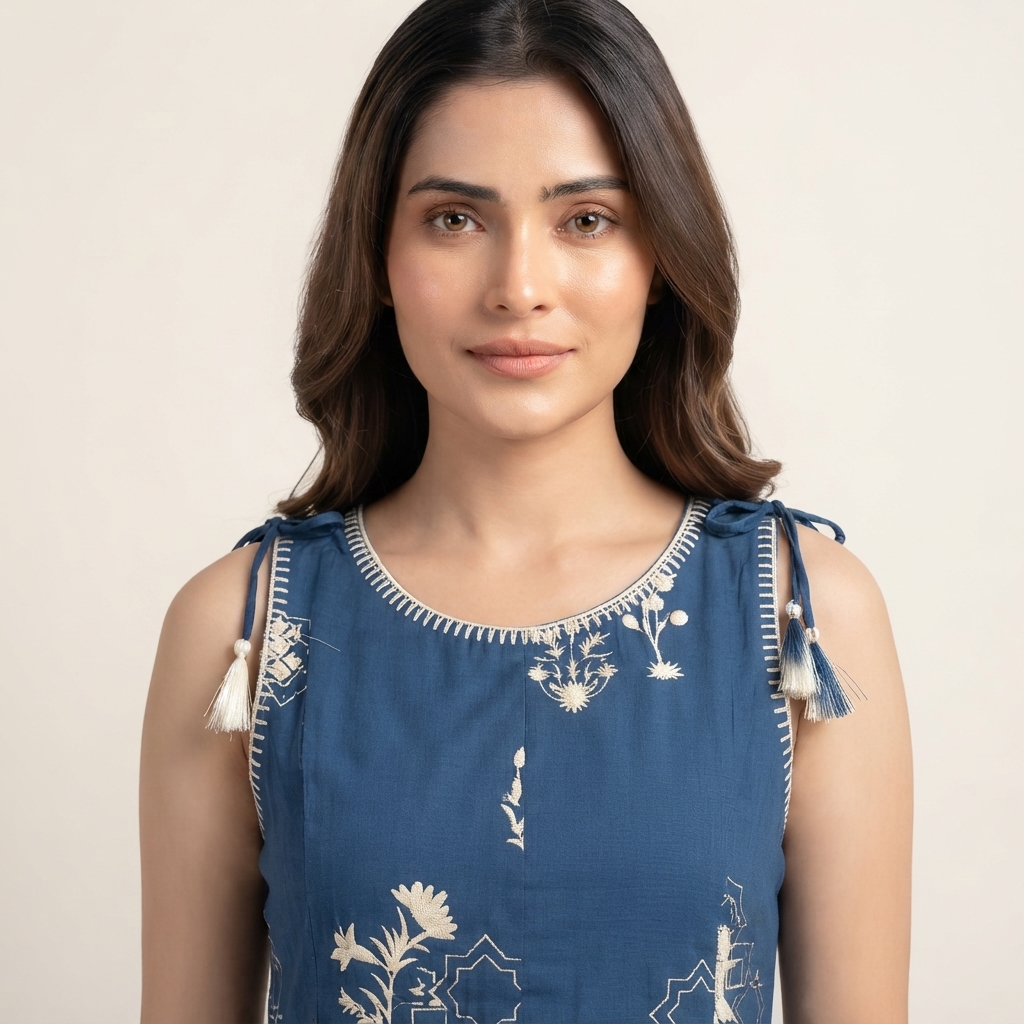 Sleeveless Short Kurta
