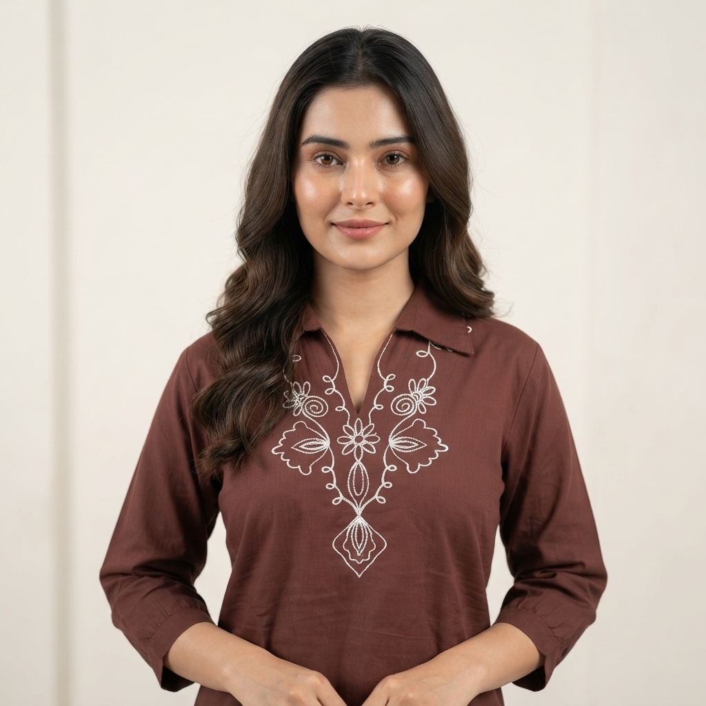 Embroidered Top