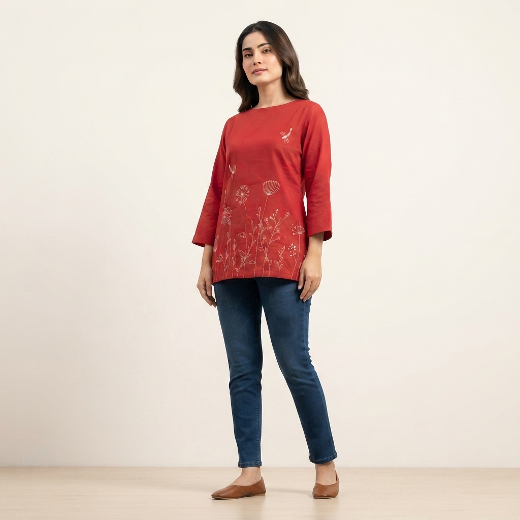 Embroidered Top thumbnail 4