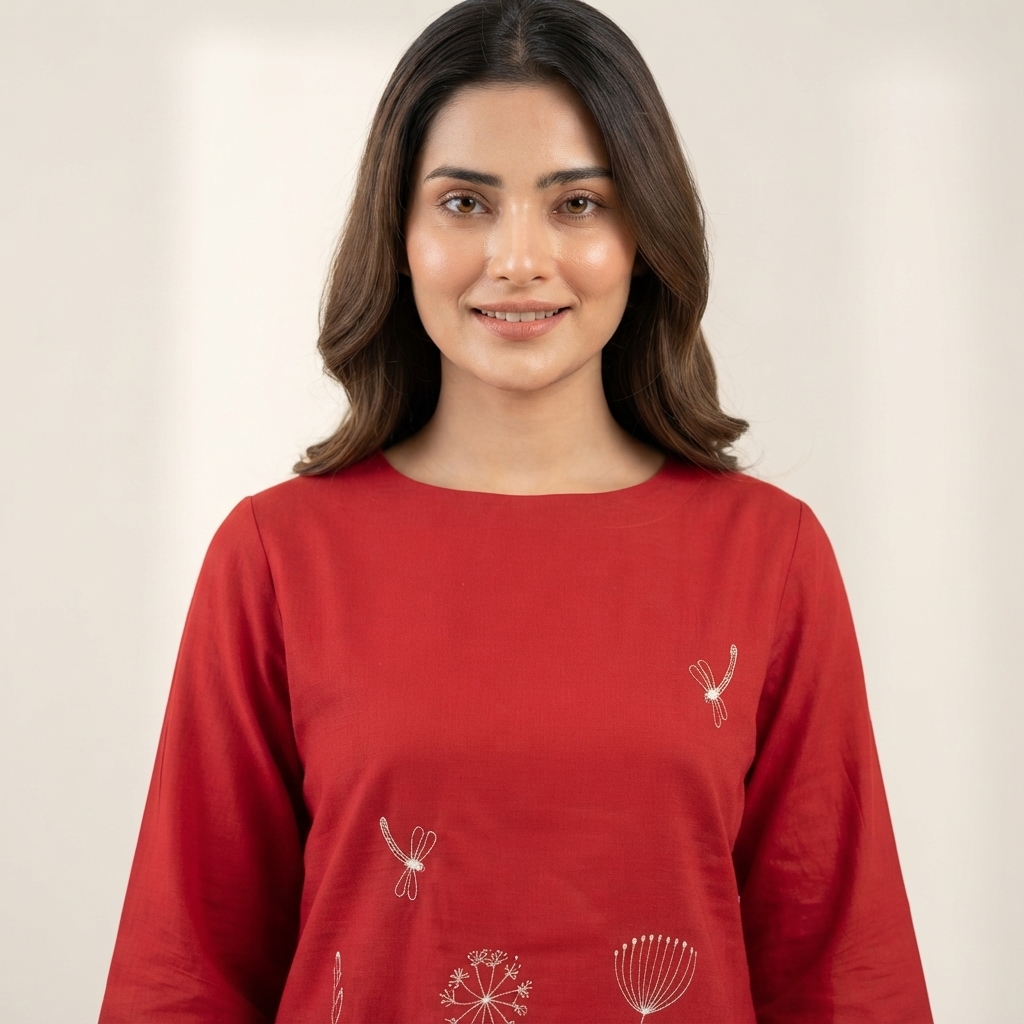 Embroidered Top